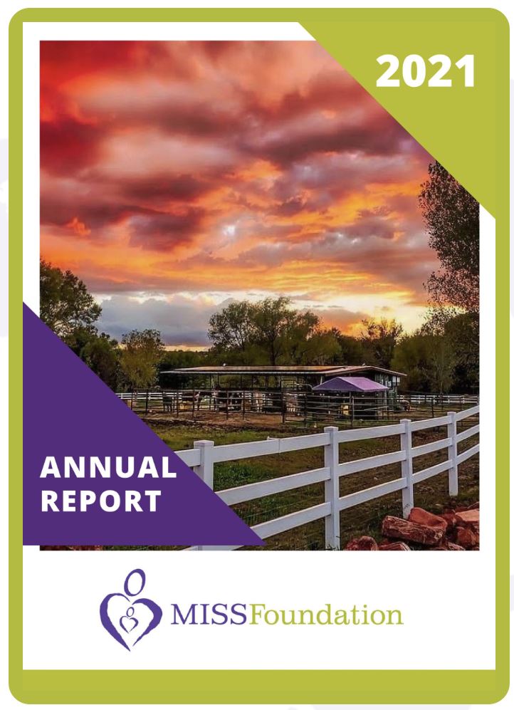 The MISS Foundation 2021 Annual Report (cover)